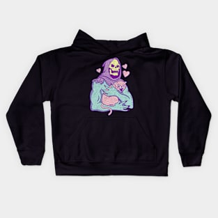 Skeletor Cat Kids Hoodie